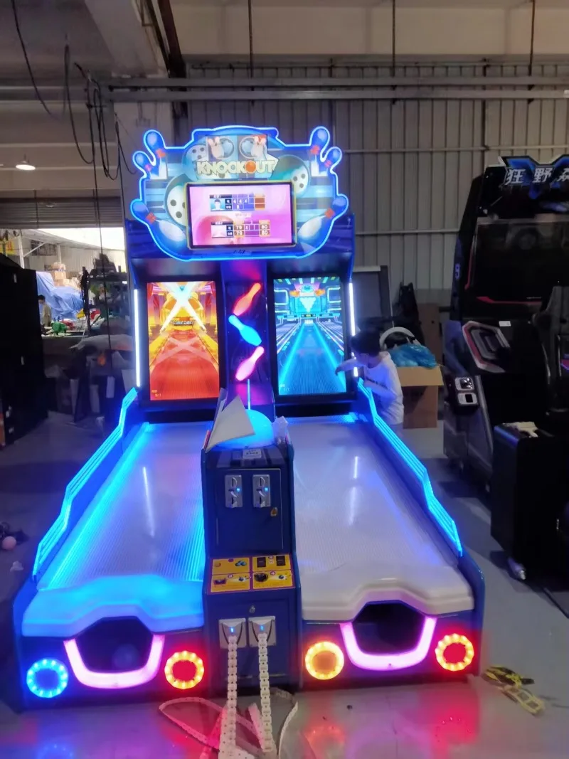Macchina per Bowling Commerciale, Attrezzatura per Intrattenimento Arcade con Punteggio Automatico per Centri di Divertimento Familiare - immagine 4