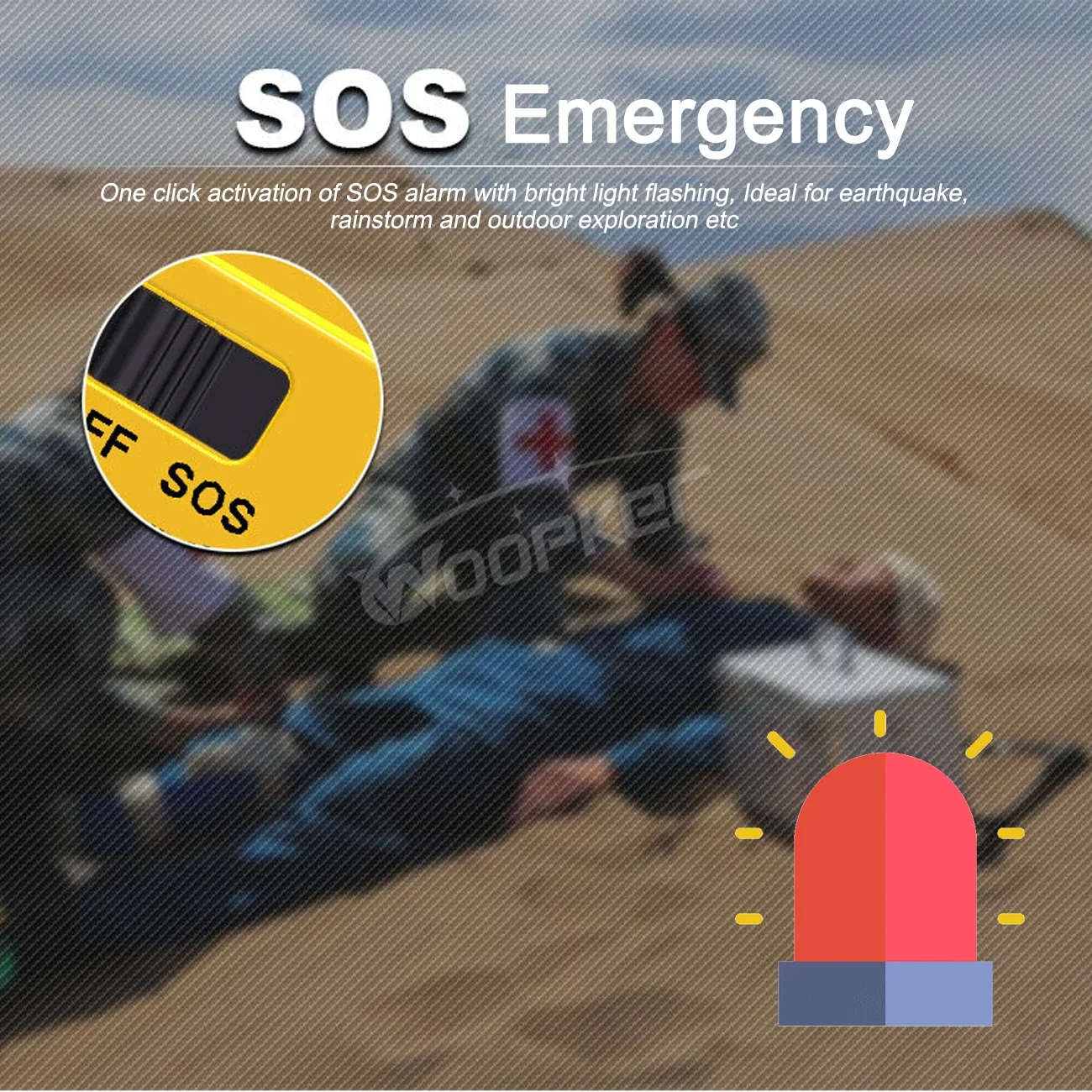 E09 Emergency Radio Output 5V/2A AM/FM Radio Solar Hand Crank USB Rechargeable Torch Reading LED Lamp SOS Alarm Power Bank