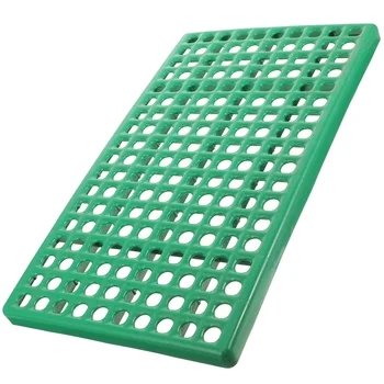 Litter Tray Rabbit Cage Mat Pet Cage Feet Mat Pet Cage Bottom Net Cage Isolation Mat Leaky Board for Bunny Rabbit Pet Rabbits 1
