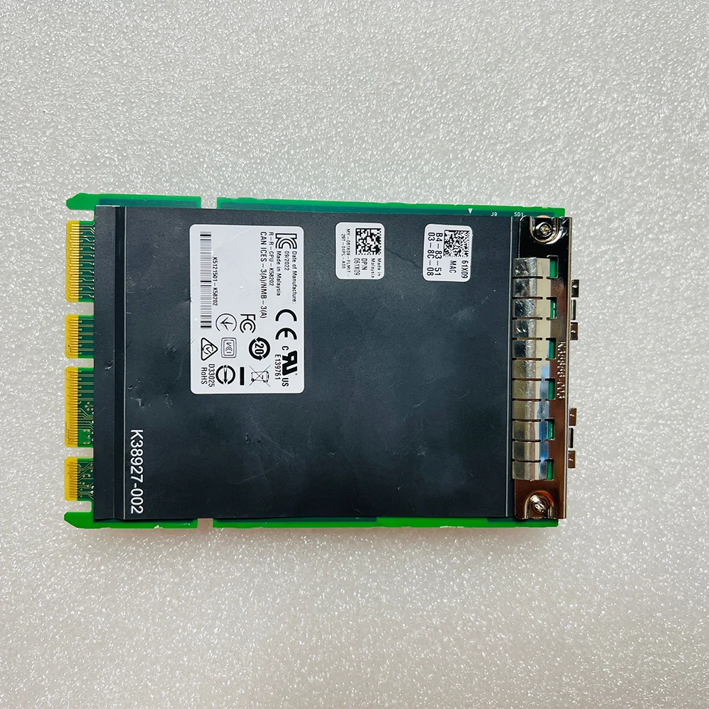 For Dell 061X09 E810-XVDA2 dual port SFP28 25Gb OCP3.0 dual port 10 Gigabit Ethernet card 4 For Dell 061X09 E810-XVDA2 dual port SFP28 25Gb OCP3.0 dual port 10 Gigabit Ethernet card - Image 2