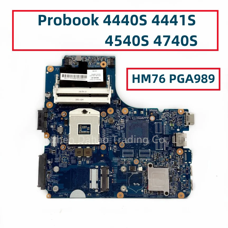 

683495-001 683495-501 683495-601 For HP Probook 4440S 4441S 4540S 4740S Laptop Motherboard PGA989 HM76 DDR3 Tested