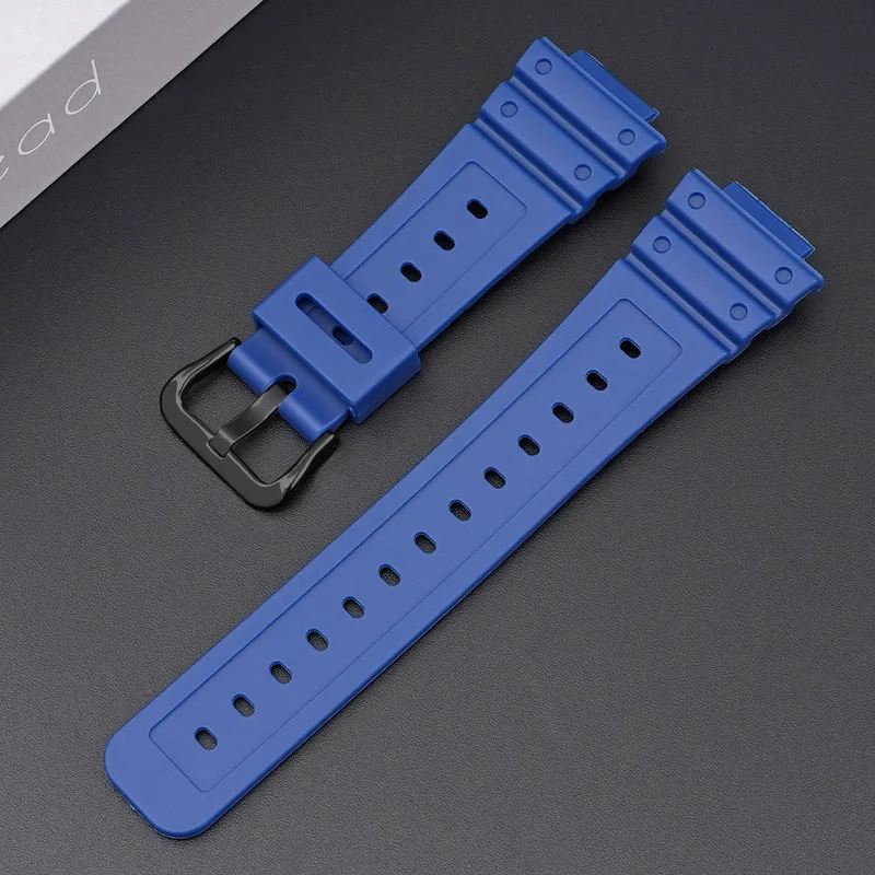 Silicone Soft Resin Watch Strap - 16mm Premium Wrist Band