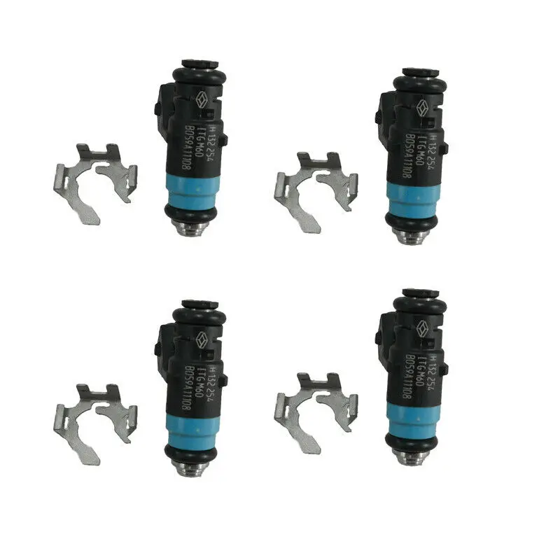 

NEW 4x injection nozzle for Dacia Renault Clio II 1.4 16V 1.6 16V K4M708 H132254 82