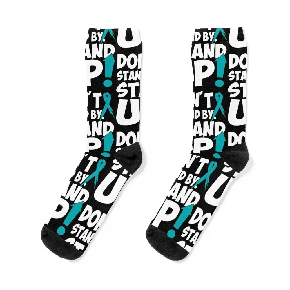 

Don't Stand By - Stand Up! Socks short cotton Socks Women's Men's