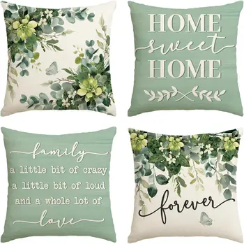 4-Piece Eucalyptus Pillow Covers 1