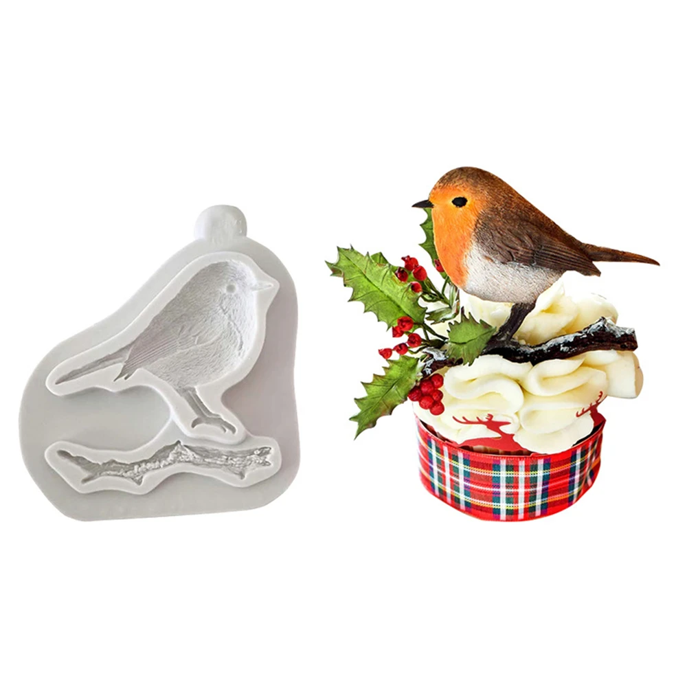 

Birdie Silicone Mold Fondant Chocolate Cupcake Dessert Cake Decorating Tool Art Making Kitchen Supplies Decor Baking Tools