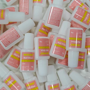 5/10 pezzi colla per unghie per unghie acriliche trasparente senza pulire adesivo strass gemme colla gel colla per unghie gel stampa sulle unghie per nail art