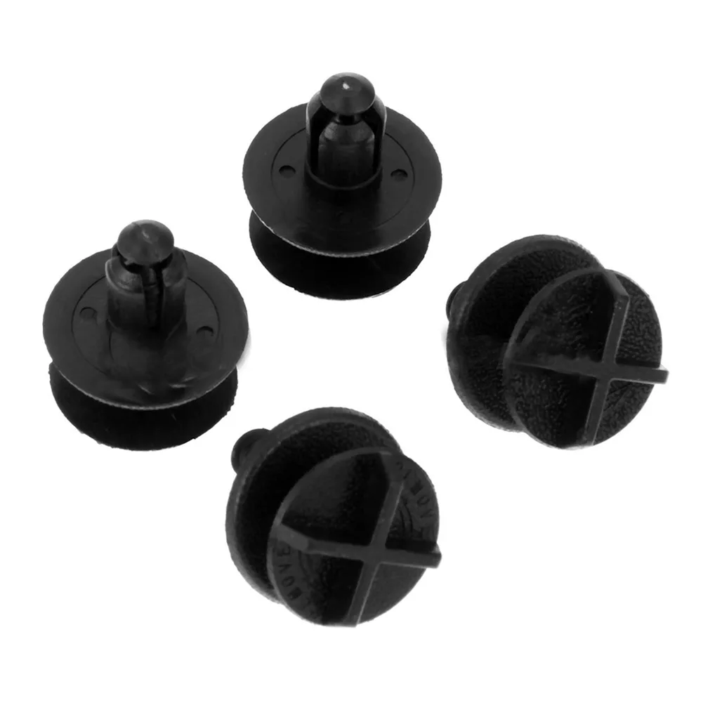 

​Battery Cover Fixing Clips Parts Replaces LR024316 Nylon Panel Clip Fit 10x Black Cowl Universal Durable Useful