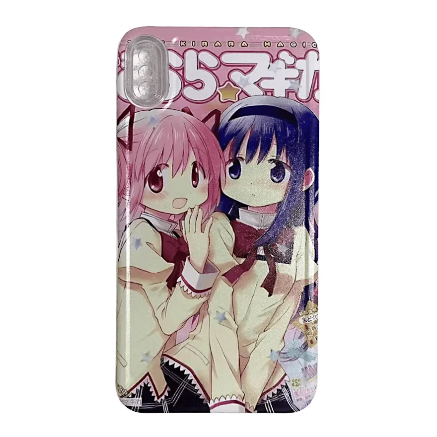 Anime Madoka Magica Soft TPU Phone Case Cover