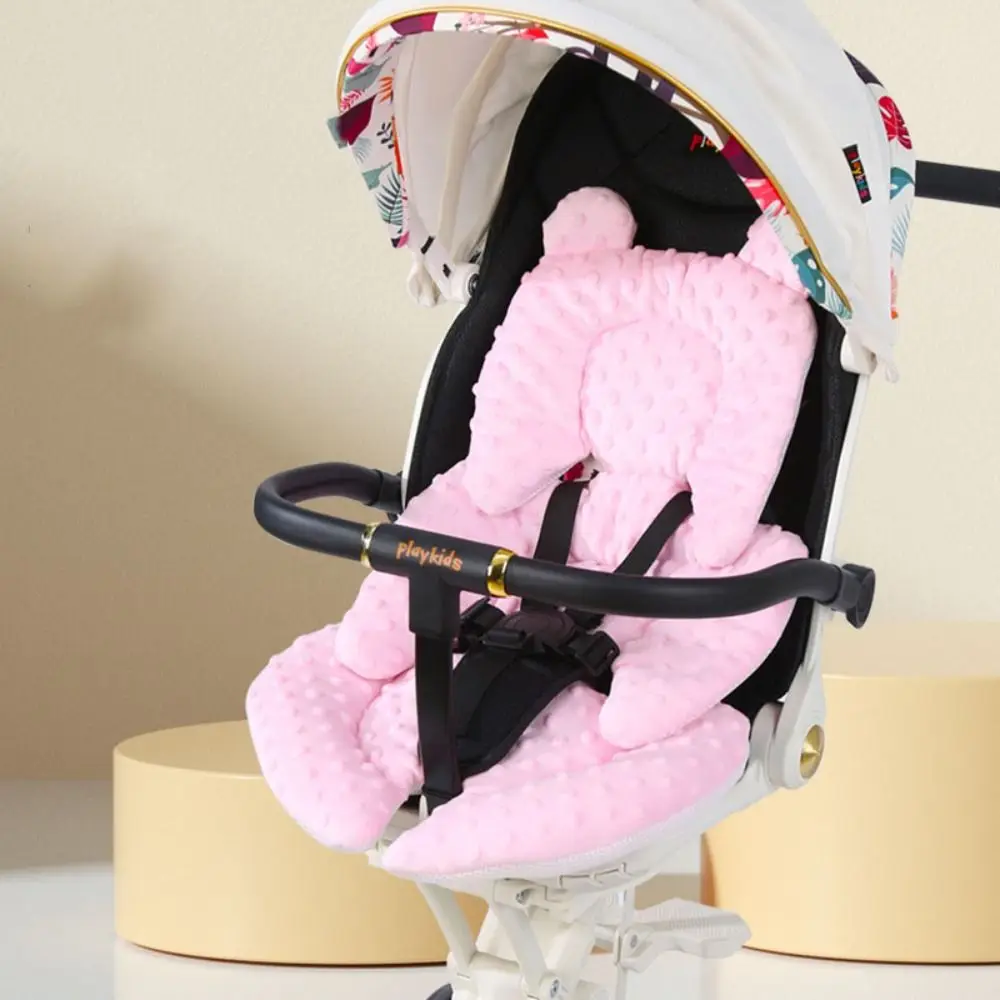 Solid Color Baby Stroller Cushion Stroller Accessories Seat Liner Pushchair Car Mat Baby Seat Cushion Car Seat Trolley Mattress
