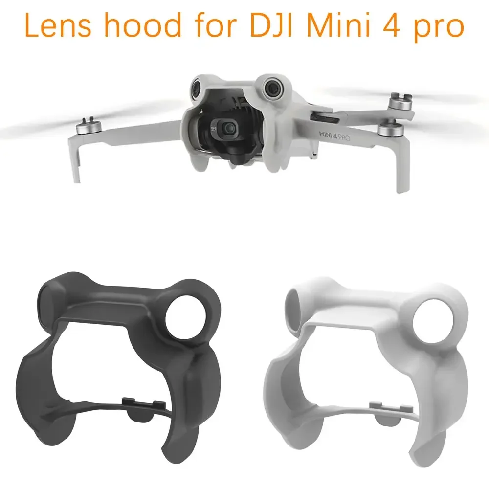 Drone Camera Parts Lens Cap For DJI Mini 4 Pro Protective Cover Hood Anti-glare Gimbal Guard Propeller Holder Landing Gear