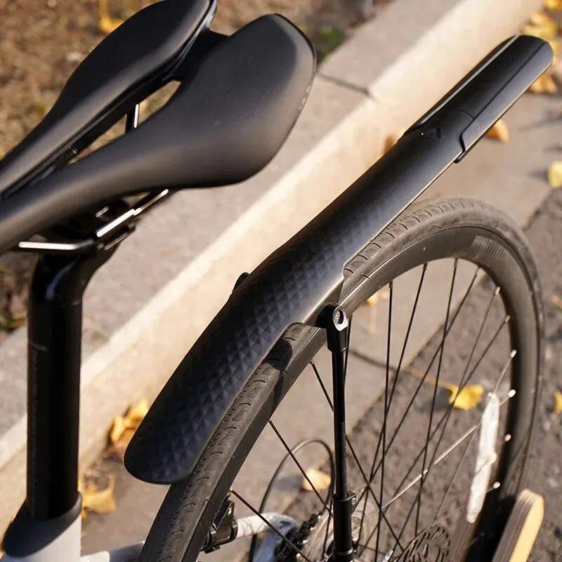 Bicycle Fender Rrskit Quick Release Lightweight Road 700C Rear Or Front Mud Guard Adjustable Easy to Install