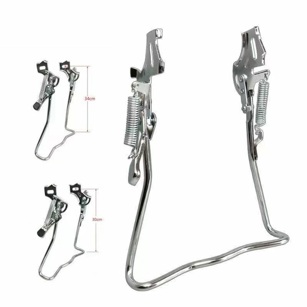 20 22 24 26In Bike Bicycle Drop Stand Cavalletto Posteriore Black Beach Bike Cruiser Doppia Gamba Parcheggio Rack Accessori Per Biciclette Da Strada