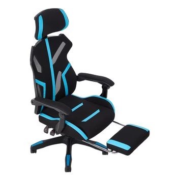 Voltsify Ergonomic High Back Gaming Chair with Footrest 360° Swivel Base