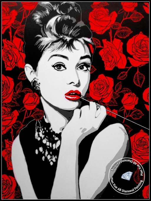 ポップアート オードリー・ヘップバーン　絵画 ポップアート オードリー・ヘップバーン 絵画 - メルカリ