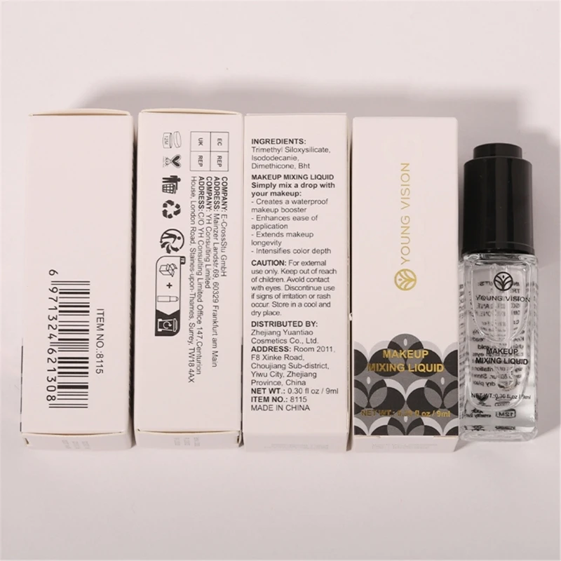 Lightweight and Moisturizing Makeup Blending Liquid 9ml Long Lasting for Women