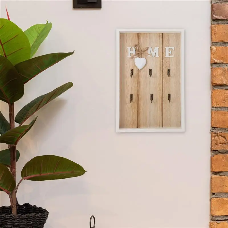 Wall Hanging Storage Keys Organizer Jewelry Boxes European Style Wall Key Bag Clothes Hook Storage Shelf for Home Decoration 2