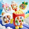 1PC Mini Whack-a-Mole Hand-eye Coordination Educational Toy Random Color Children's Pinch Finger Decompression Toy 1