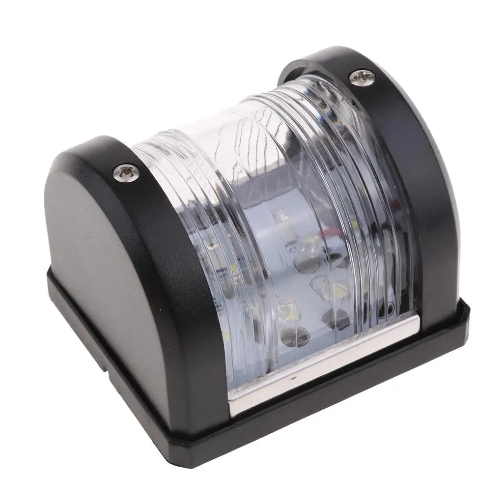 마린 보트 요트 미니 마스트헤드 및 스턴 네비게이션 라이트, 흰색 LED, 12V, 0.54W