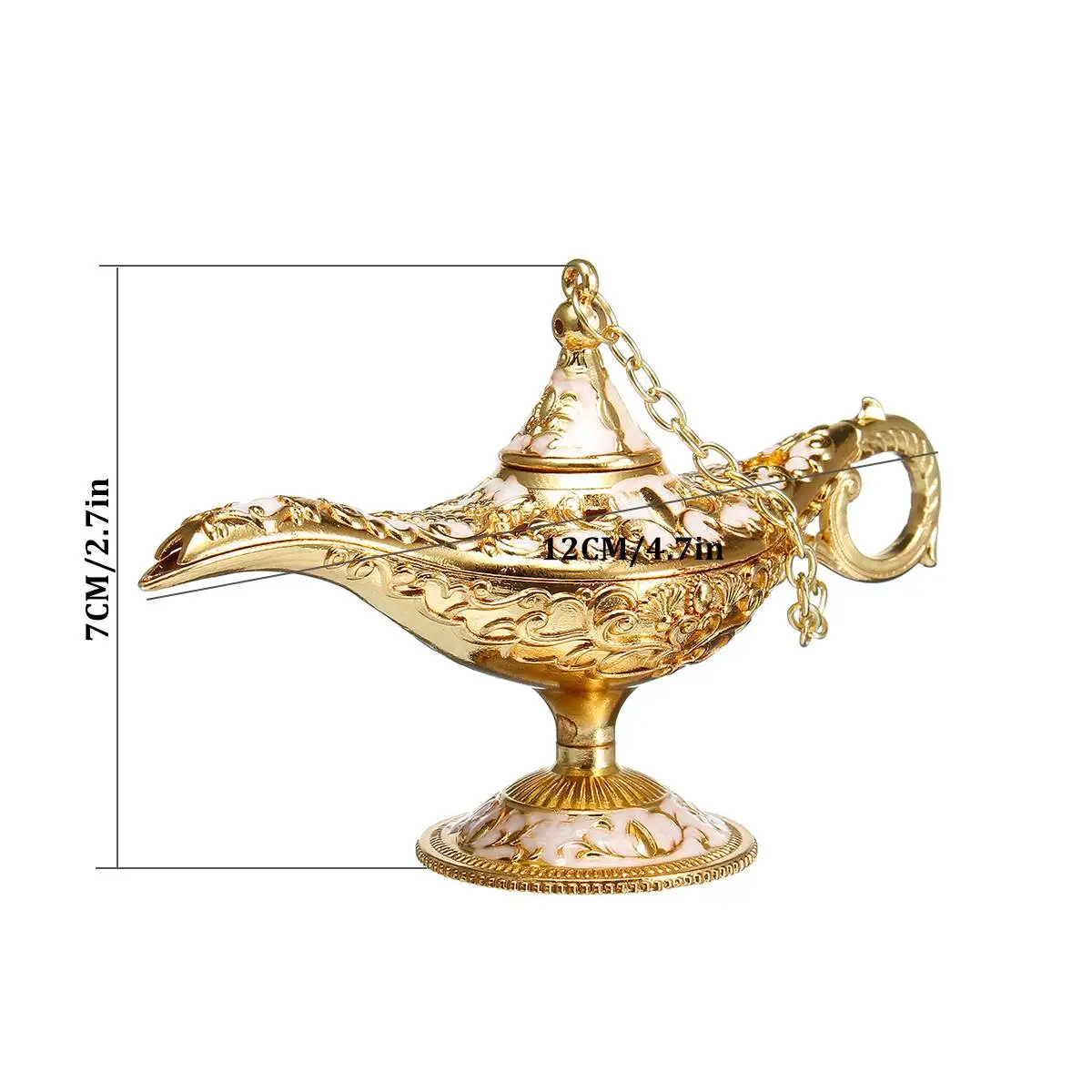 Lampada Aladdin Tradizionale Scava Fuori Fiaba Magica Aladdin Wishing Lamp Teiera Accessori Per La Decorazione Della Casa Retrò