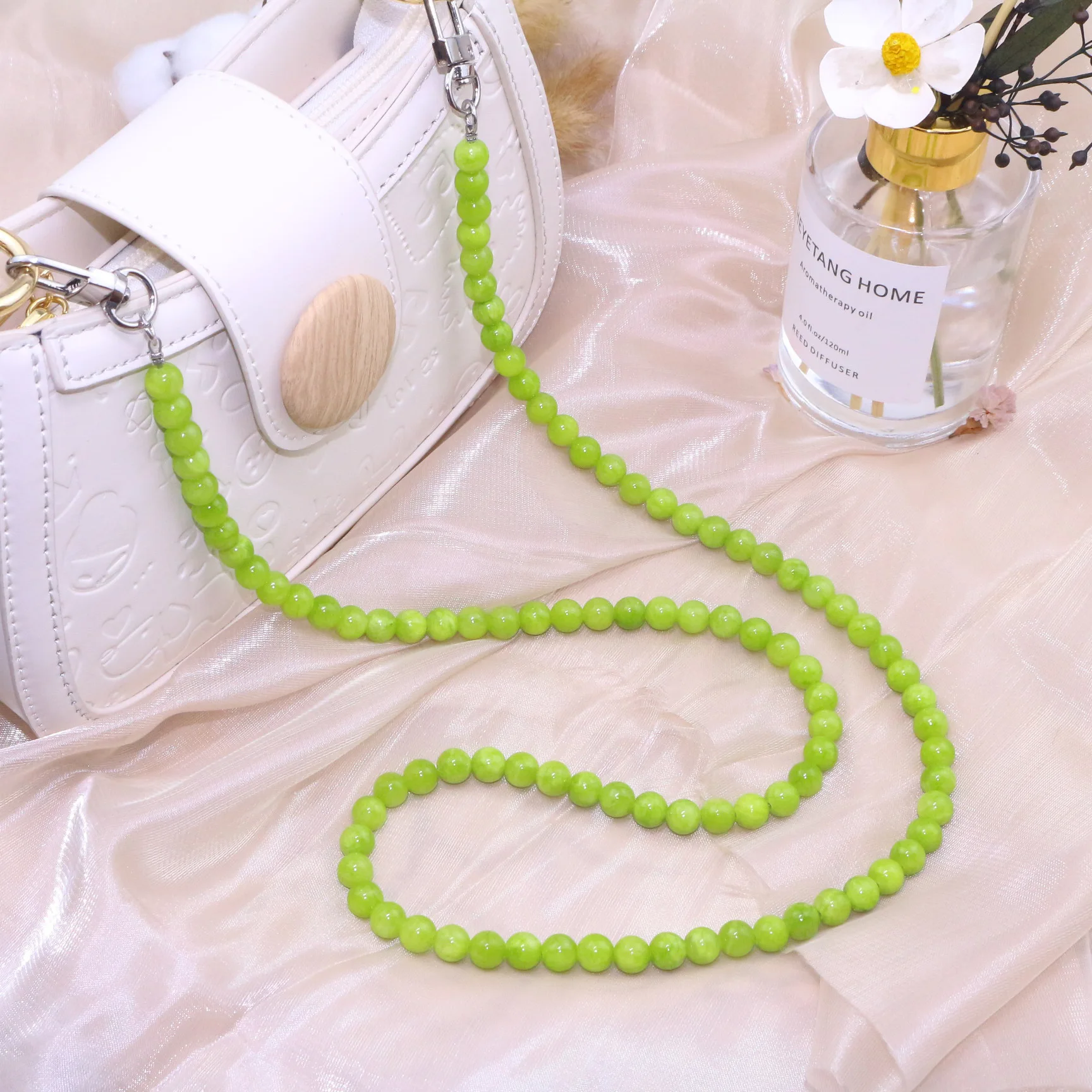 

Fruit Green Beige Topaz BagsChain BagsAccessoriesAccessoriesShoulderCrossbodyStone BagsChain BagsShoulder Straps