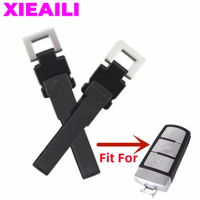 

XIEAILI 10Pcs OEM Blank Uncut Remote Smart Key Blade For Vw Magotan/CC S665