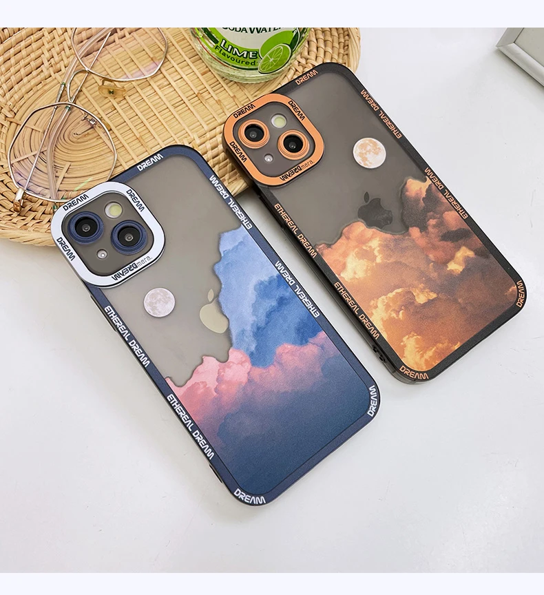 Full Camera Protection TPU Phone Case For iPhone 13 12 11 Pro Max Mini X XR XS Max 7 8 Plus SE Shockproof Soft Thin Cover Funda iphone 13 mini slim case