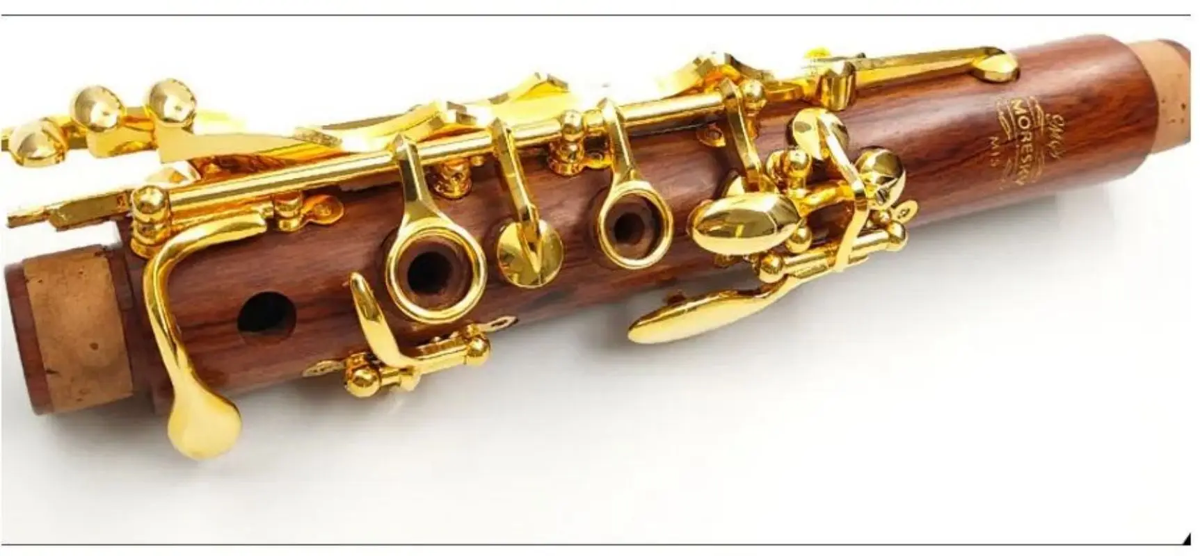 MORESKY Red Wood Professional Clarinet Rosewood bB Gold-plated keys Solid wood Sib Klarnet