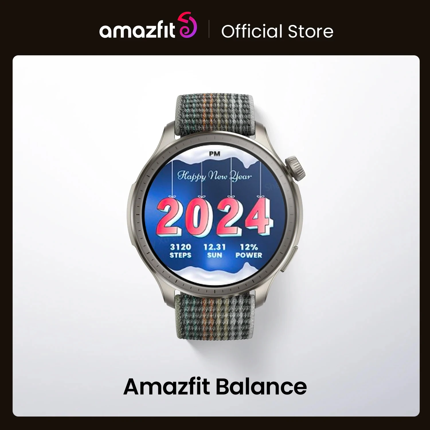  [NFC EURO] Amazfit Balance Smart Watch AI Fitness Coach Dual-Band GPS 14-Day Battery Alexa Built-in Bluetooth Calls Smart Watch 