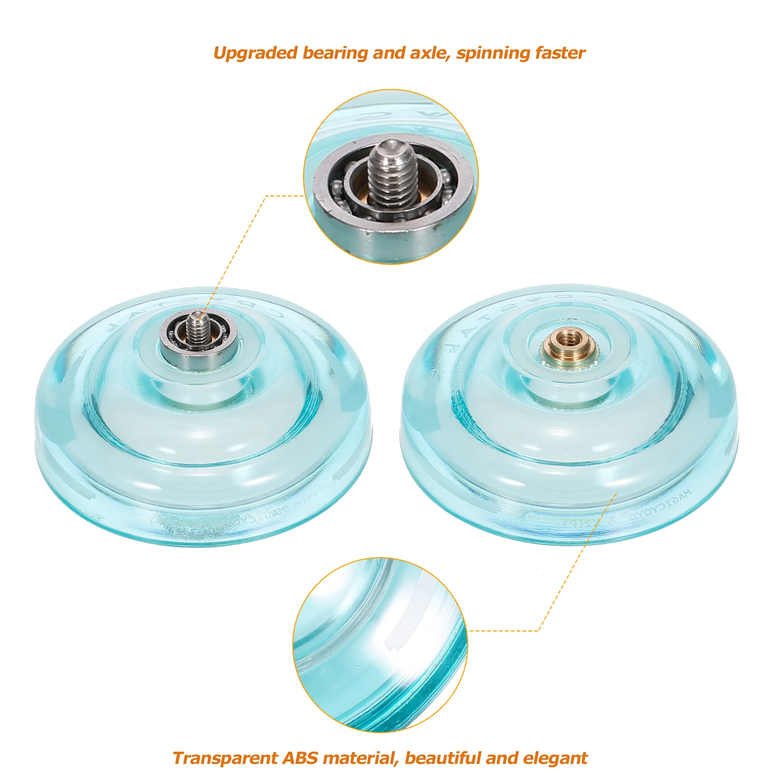 Yoyo ball MagicYoyo K2P Responsive Yoyos Kids Beginner Yoyo Narrow Bearing Steel Axle ABS Body Looping Play