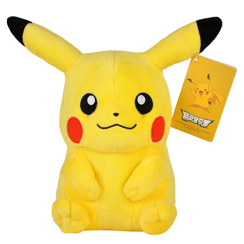 thumbnail image 1 of Muñeco de peluche de Pokémon Kawaii Mew de 20 cm, suave, de dibujos animados y bonito, para niños, regalo de cumpleaños, accesorios para el hogar, 1 of 5