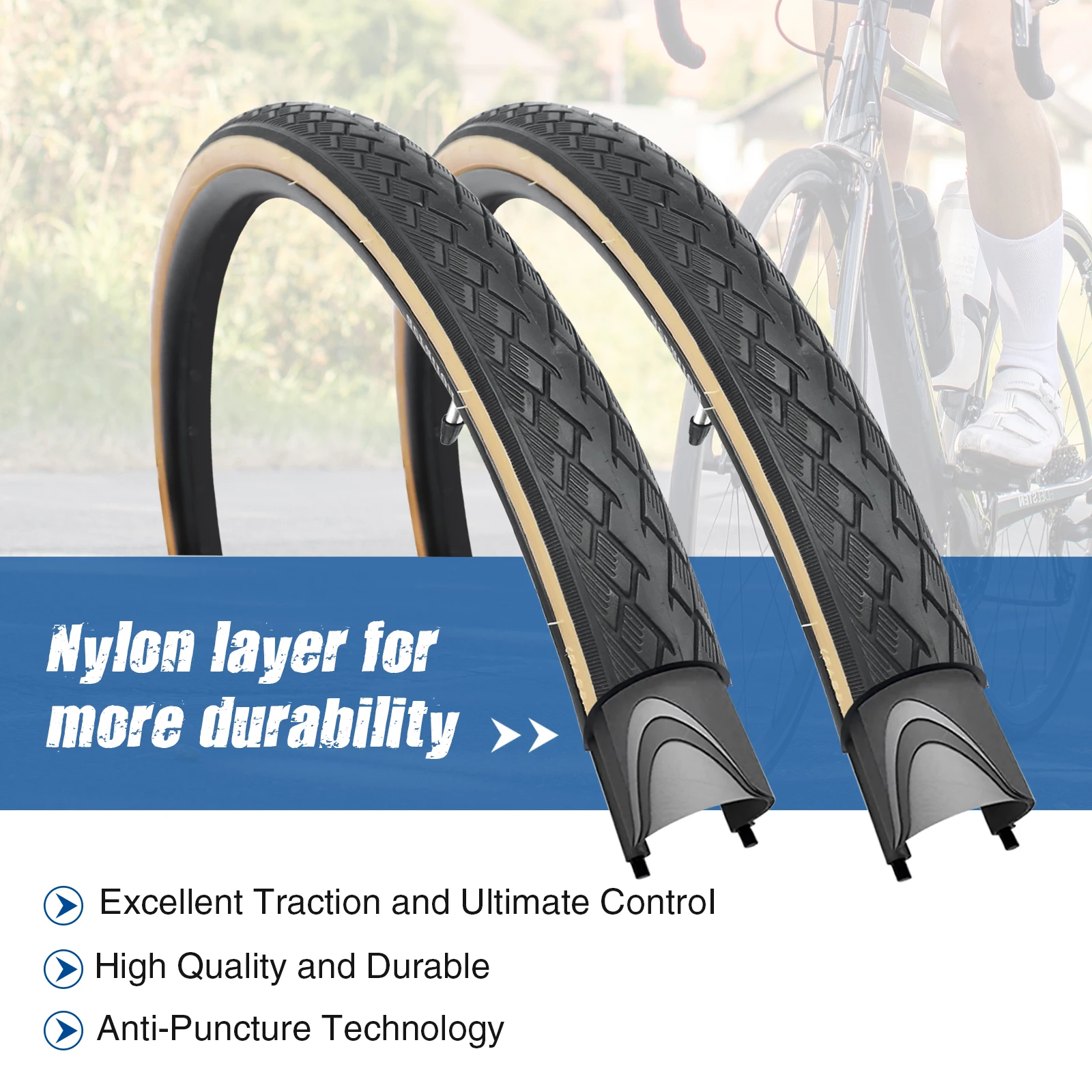 Coppia Ruote Ruote Bici 700x35 Copertoni Bici 28 ZUKKA Coppia Di