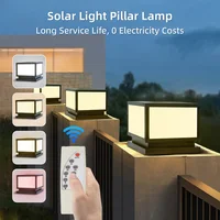 Solar Lights Outdoor Led Sunlight Home External Decor Light Vintage Waterproof Door Pillar Lamp for Garden Aisle Court Corridor 2
