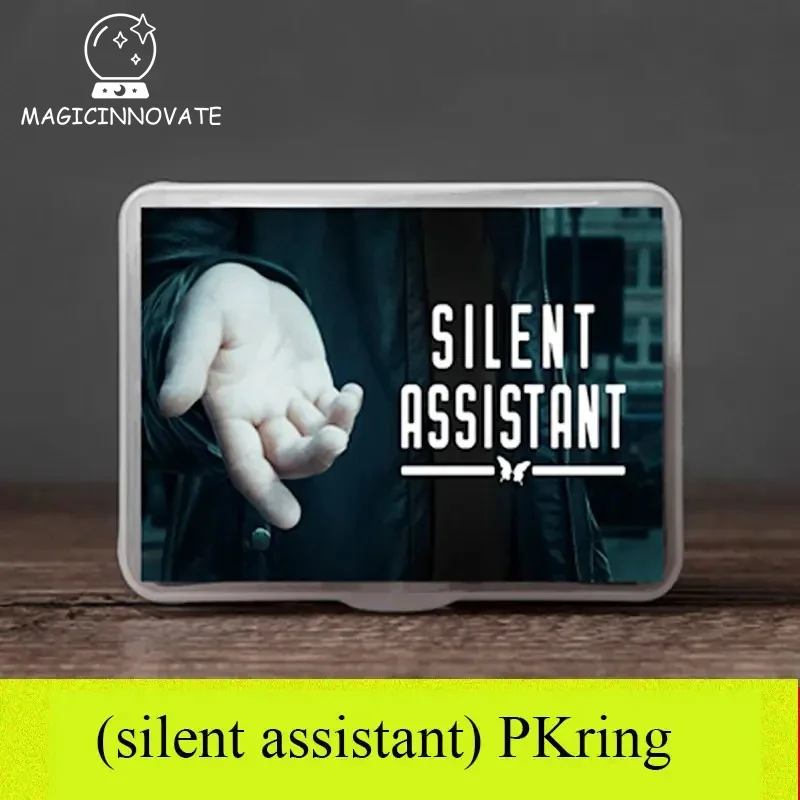 Slient Assistant PK Ring Close-up Accessories Magician Illusions Props Invisible Magnetic Magic Tricks Magia Toys