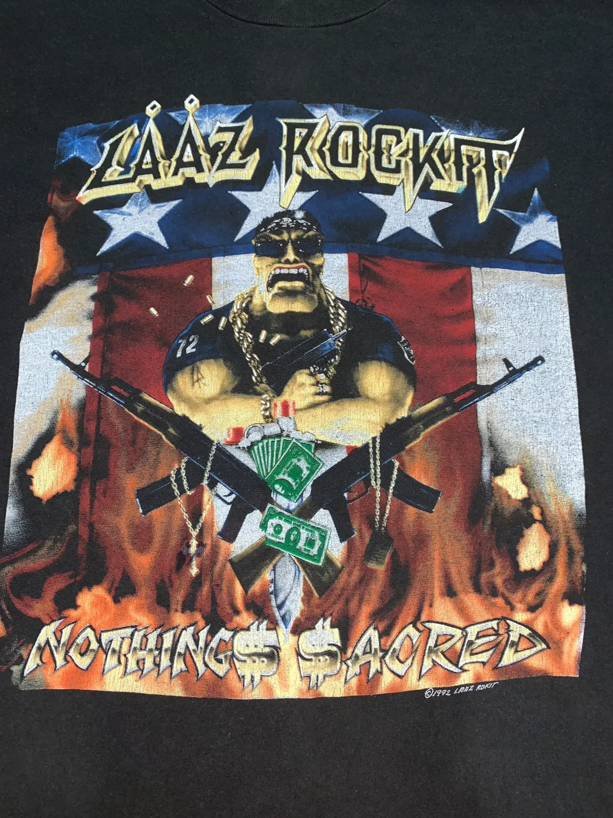 T-Shirt Vintage Laaz Rockit London Death Patrol Notings Sacra Ya491