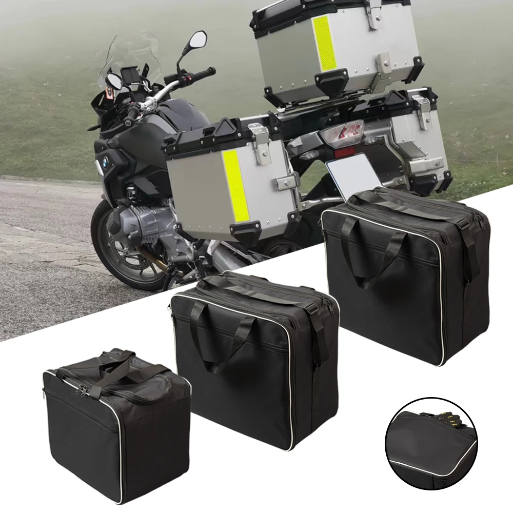

Motorcycle Bag Saddle Inner Bags PVC luggage bags For BMW R1200GS Adv WATER-COOLED r1200 gs F800GS Adventure 2013-2017