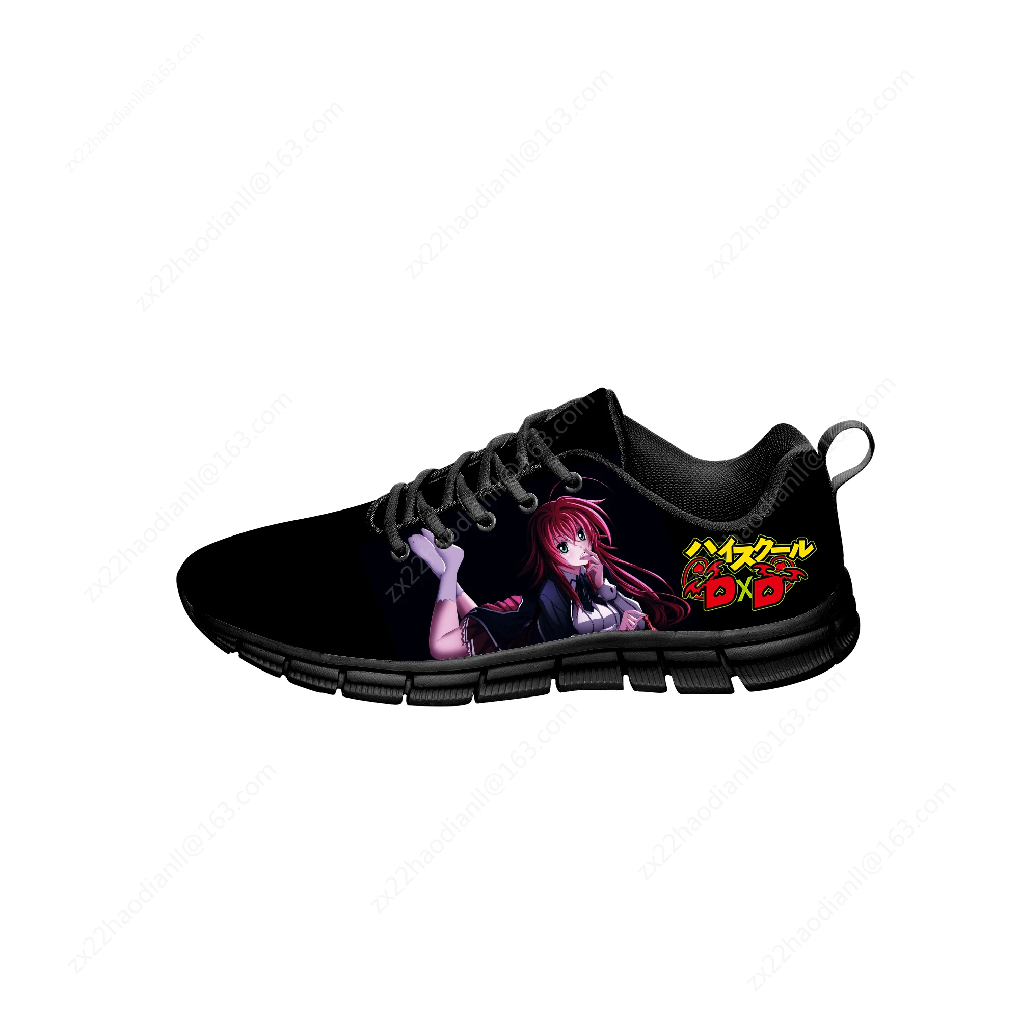 Hot Anime High School DxD HERO Sneakers Men Women Teenager Fashion Casual Shoes Canvas Running 3D Printed Shoes Lightweight shoe