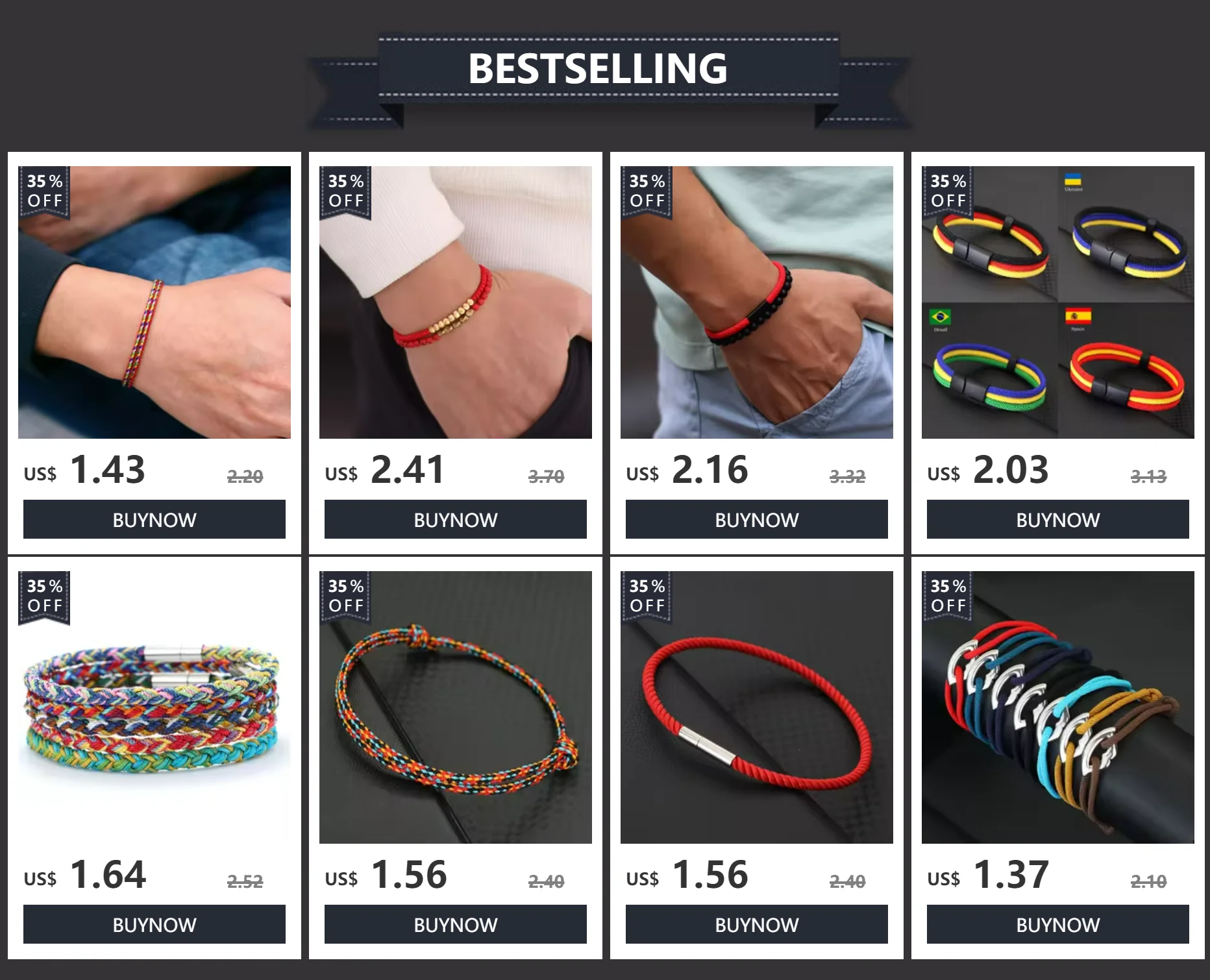 Handgefertigtes Glücksarmband mit rotem Faden für Frauen, verstellbare lässige Schnur, Makramee-Armband, Pulsera Cuerda, bestes Geschenk für Freundin – Detail 1