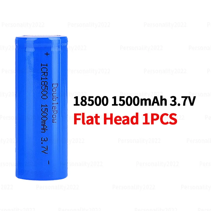ラテ　0507 1-10pcs New 18500 Battery 3.7V 1400mAh 18500 Rechargeable