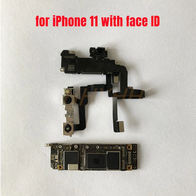 iPhone Motherboard Unlock Mainboard For iPhone 11 Motherboard with FACE ID Good Working Plate without iCloud Main Free ID Logic Board For iPhone11