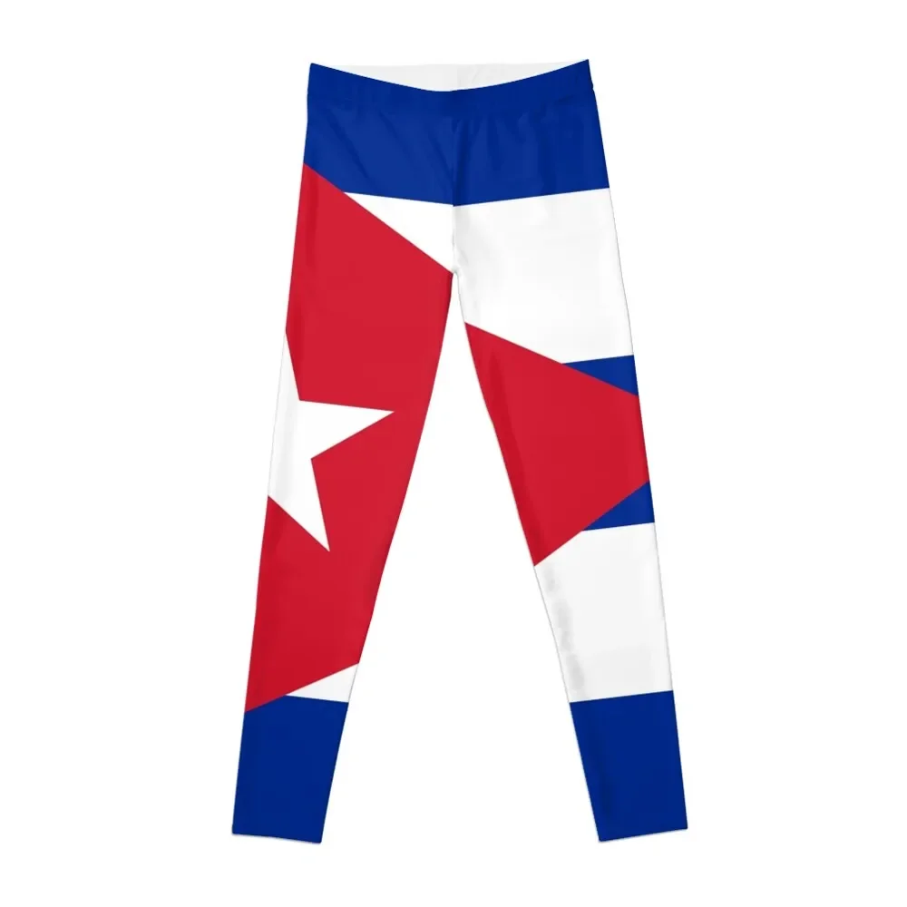 

Cuban flag of Cuba Leggings for physical Women sports Womens Leggings