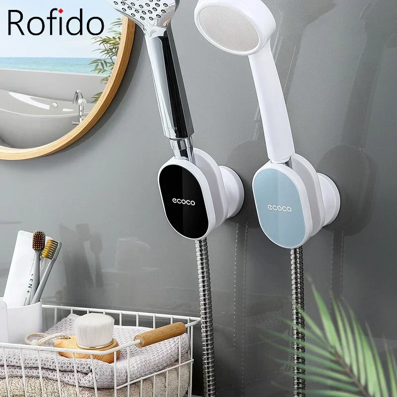 Shower Head Holder Wall-mounted Shower Bracket Faucet Stand Toilet Faucet Hanging Holder Bathroom Accessories Rotatable Bracket