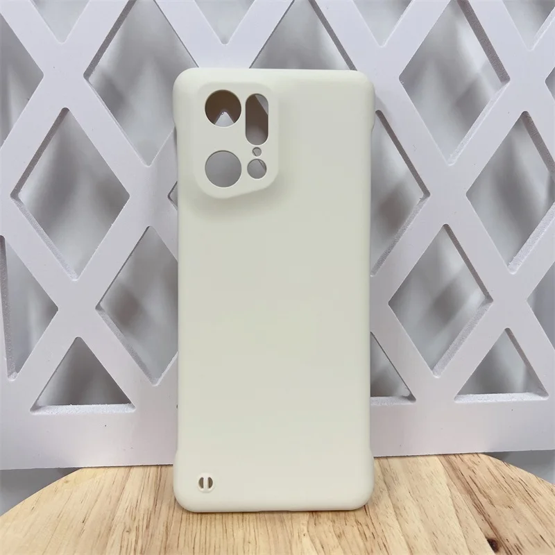 Bonbonfarbene, rahmenlose, matte Hülle für Oppo Find X5 FindX5 X3 X2 Pro 5G, schlanke, harte PC-stoßfeste Stoßstangenabdeckung_voghion.com
