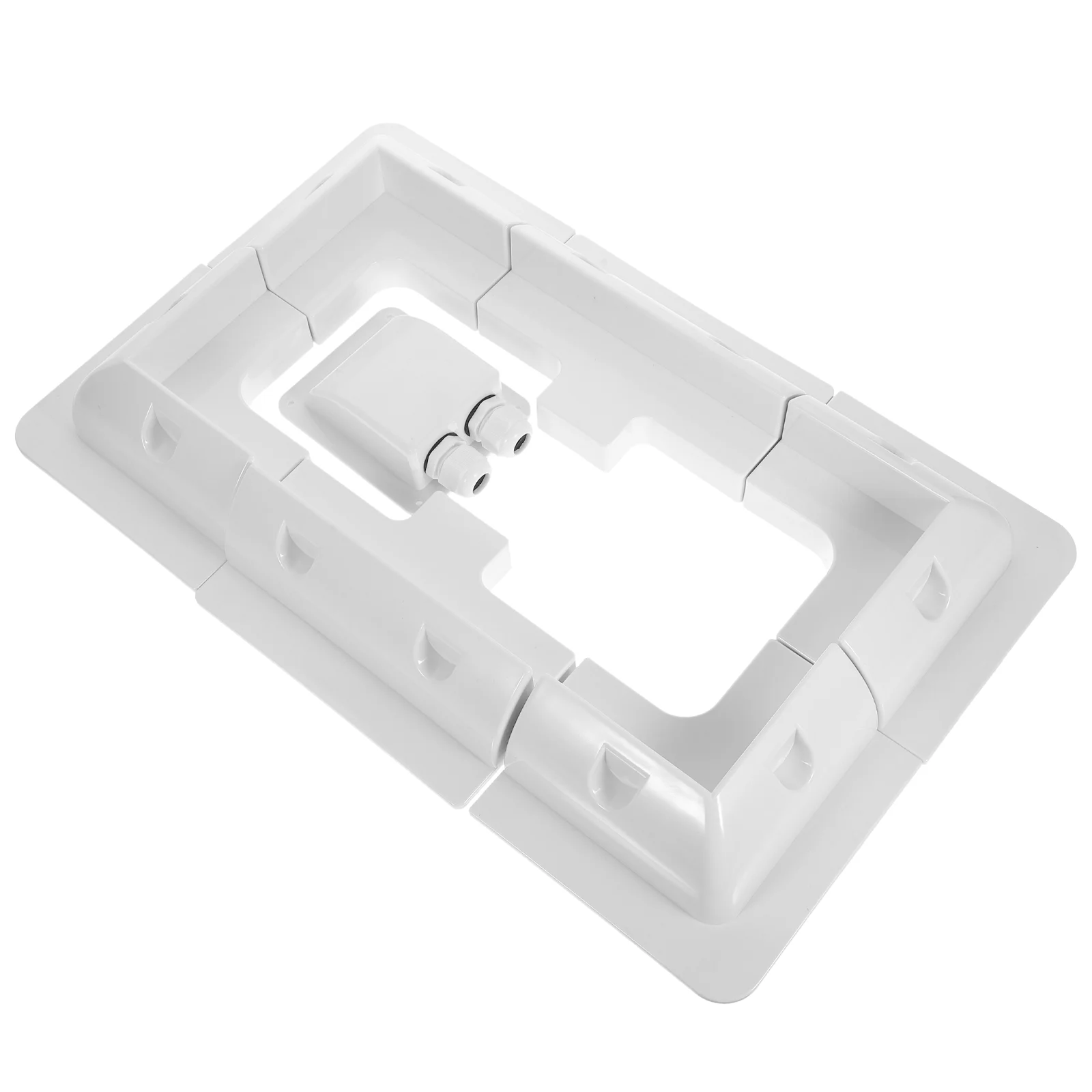 

Kit Solar Panel Support Bracket Mount Outdoor Junction Box Mounting Brackets White Mounts For Rv