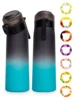 1pc 650ml Flavored Water Bottle with Random 1 Flavour Pods Air Water Bottle Frosted Black Air Camping Fitness Sport Cup