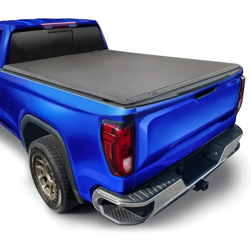 

Tyger Auto T3 Soft Tri-fold Truck Bed Tonneau Cover Compatible with 2019-2024 Chevy Silverado Sierra 1500