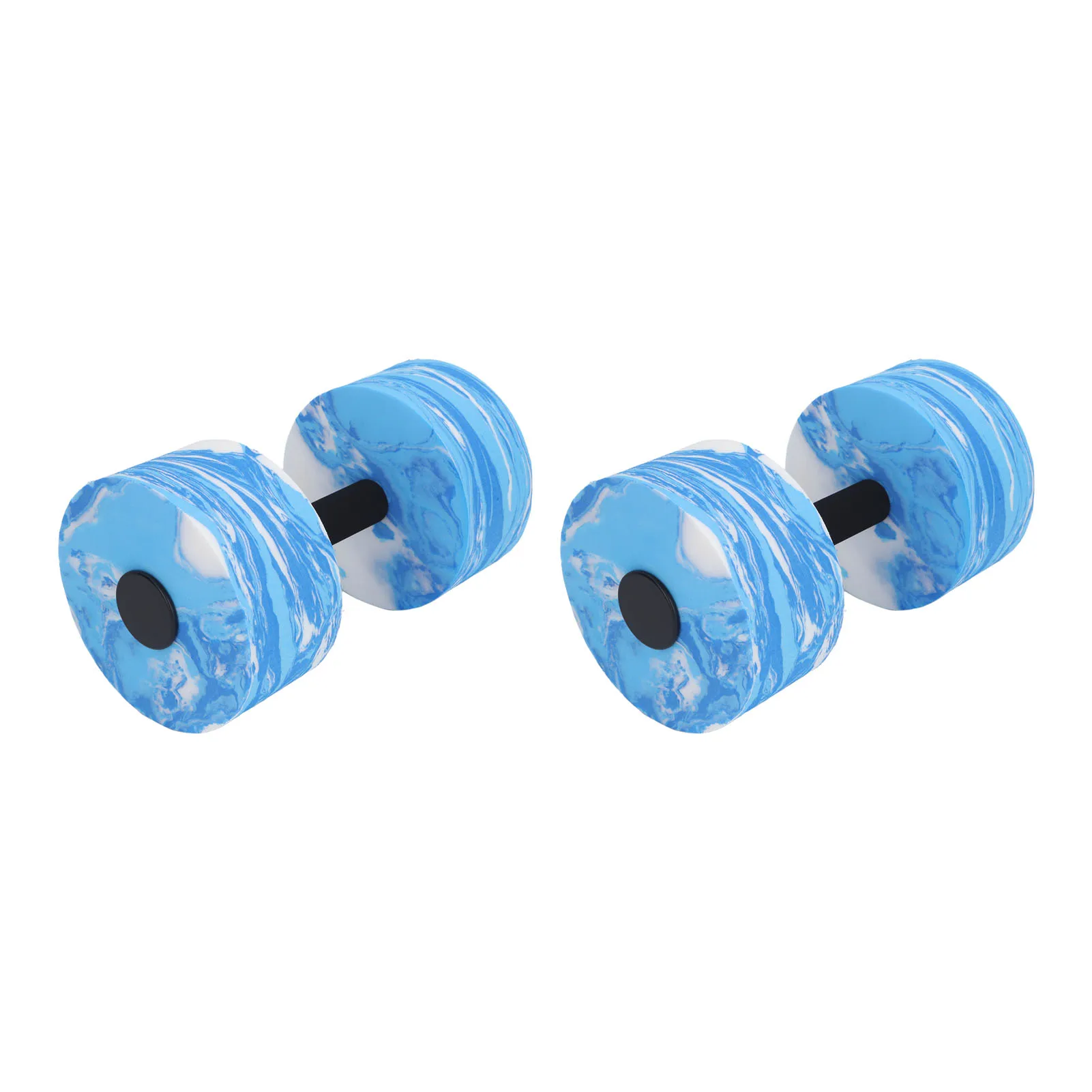 2Pcs Water Dumbbell EVA Water Aerobics Weights Dumbbell Strong Buoyancy Aquatic Exercise Dumbbells for Water Sports 4