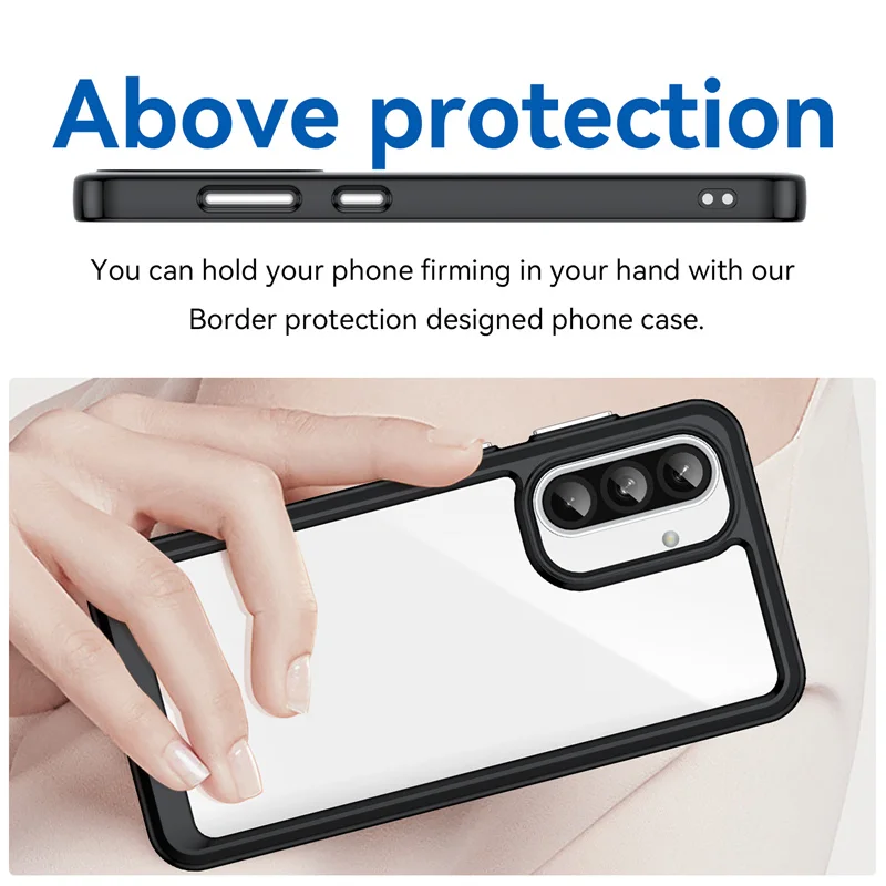 Vibrant Transparent TPU Protective Case - Clear and Colorful Cover