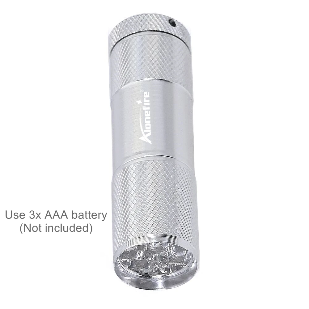 Compact Aluminium LED Flashlight - Portable White Light Torch for Outdoor and Emergency Use