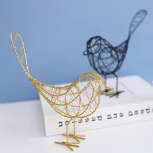 

Iron Bird Figurines Abstract Bird Animal Figurine Retro Nordic Home Decoration Art Craft Creative Gift Metal Bird Drop Shiping